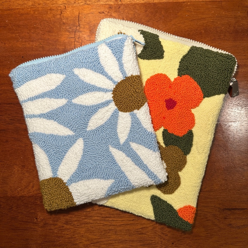 NWOT Pouches ~ Two Sizes (intend to sell together)
